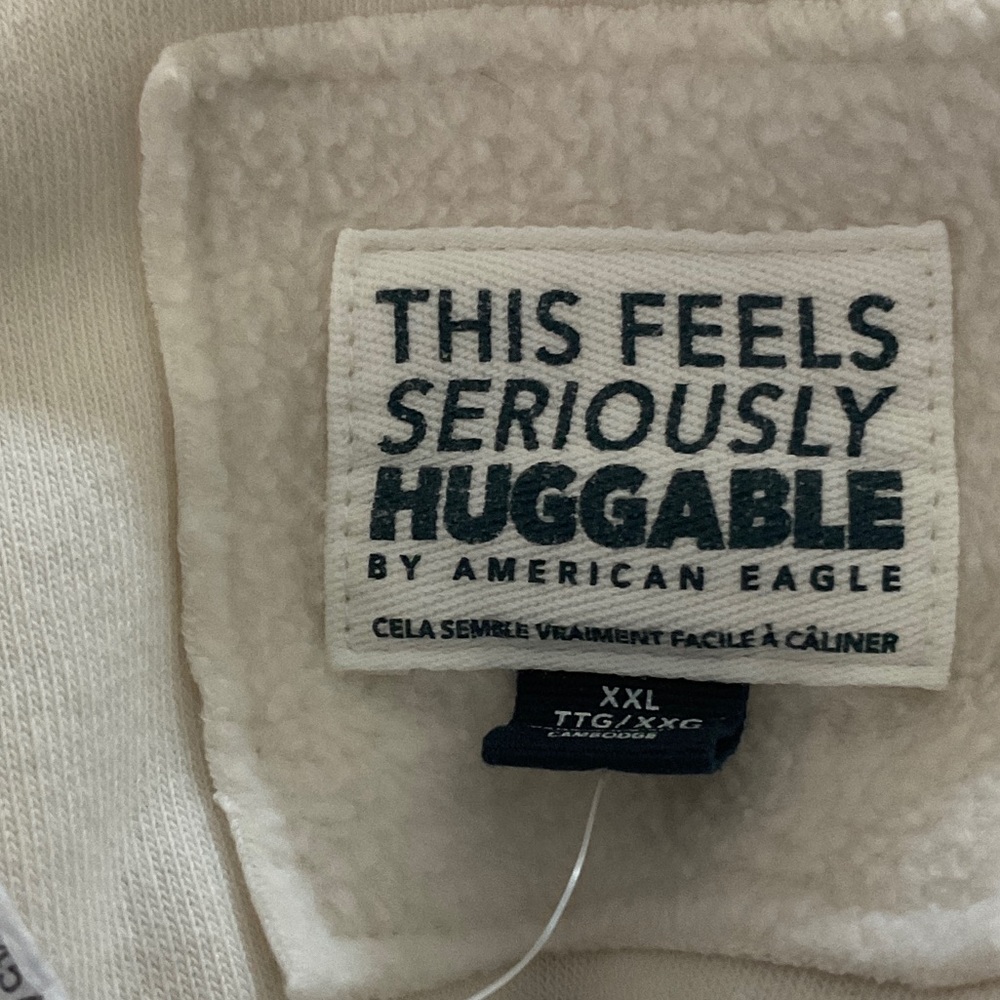 American Eagle Outfitters Cream Sweatshirt